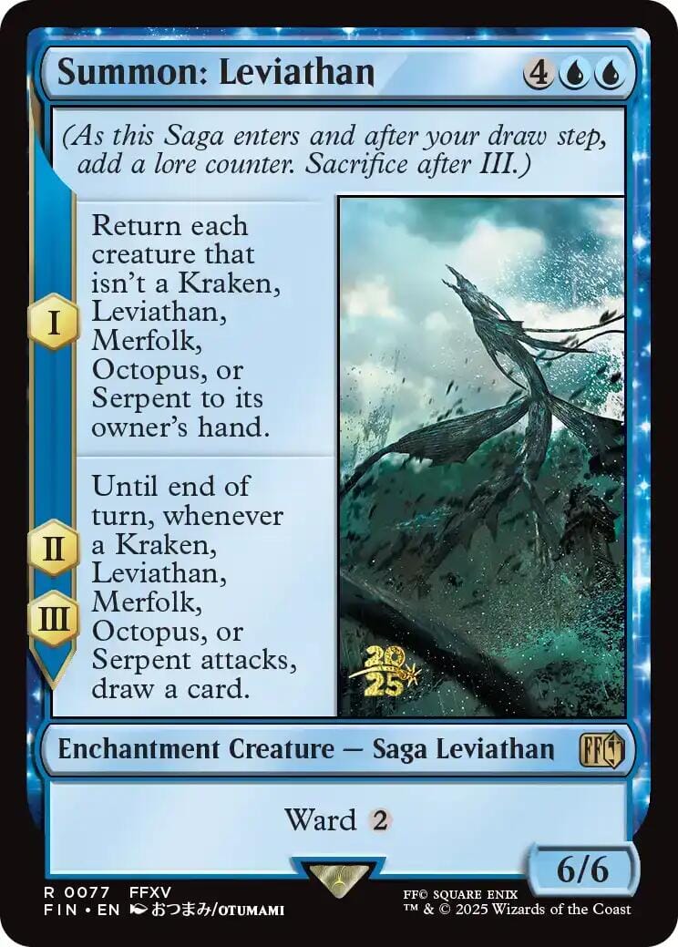 Summon: Leviathan [FINAL FANTASY Prerelease Promo] MTG Single Magic: The Gathering  | Multizone: Comics And Games