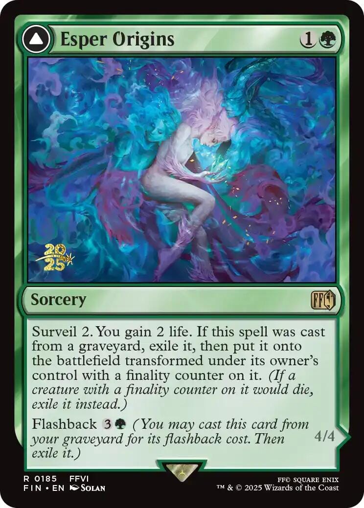 Esper Origins // Summon: Esper Maduin [FINAL FANTASY Prerelease Promo] MTG Single Magic: The Gathering  | Multizone: Comics And Games