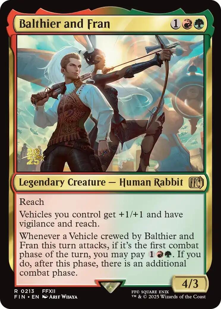 Balthier and Fran [FINAL FANTASY Prerelease Promo] MTG Single Magic: The Gathering  | Multizone: Comics And Games