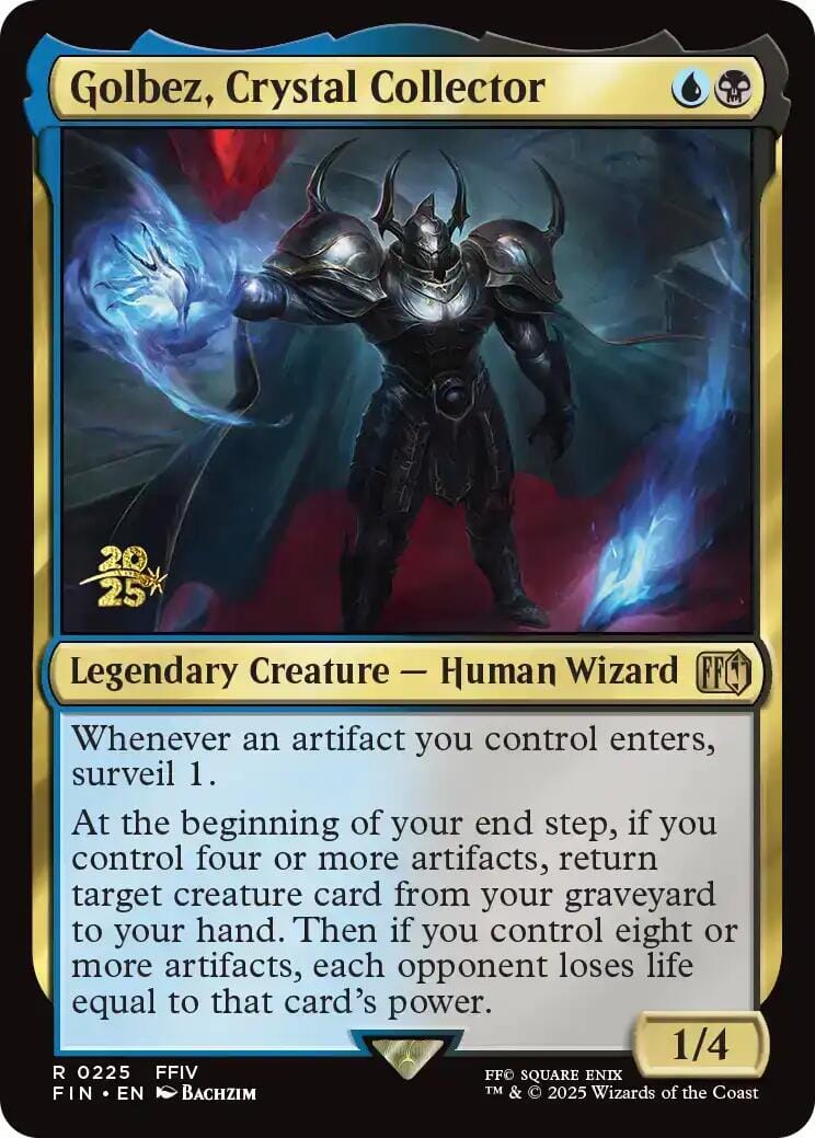 Golbez, Crystal Collector [FINAL FANTASY Prerelease Promo] MTG Single Magic: The Gathering  | Multizone: Comics And Games