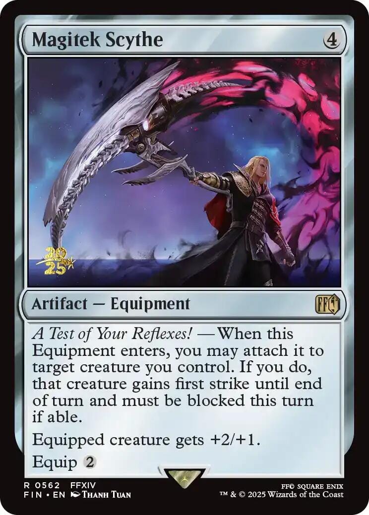 Magitek Scythe [FINAL FANTASY Prerelease Promo] MTG Single Magic: The Gathering  | Multizone: Comics And Games