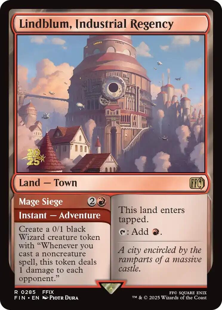 Lindblum, Industrial Regency [FINAL FANTASY Prerelease Promo] MTG Single Magic: The Gathering  | Multizone: Comics And Games