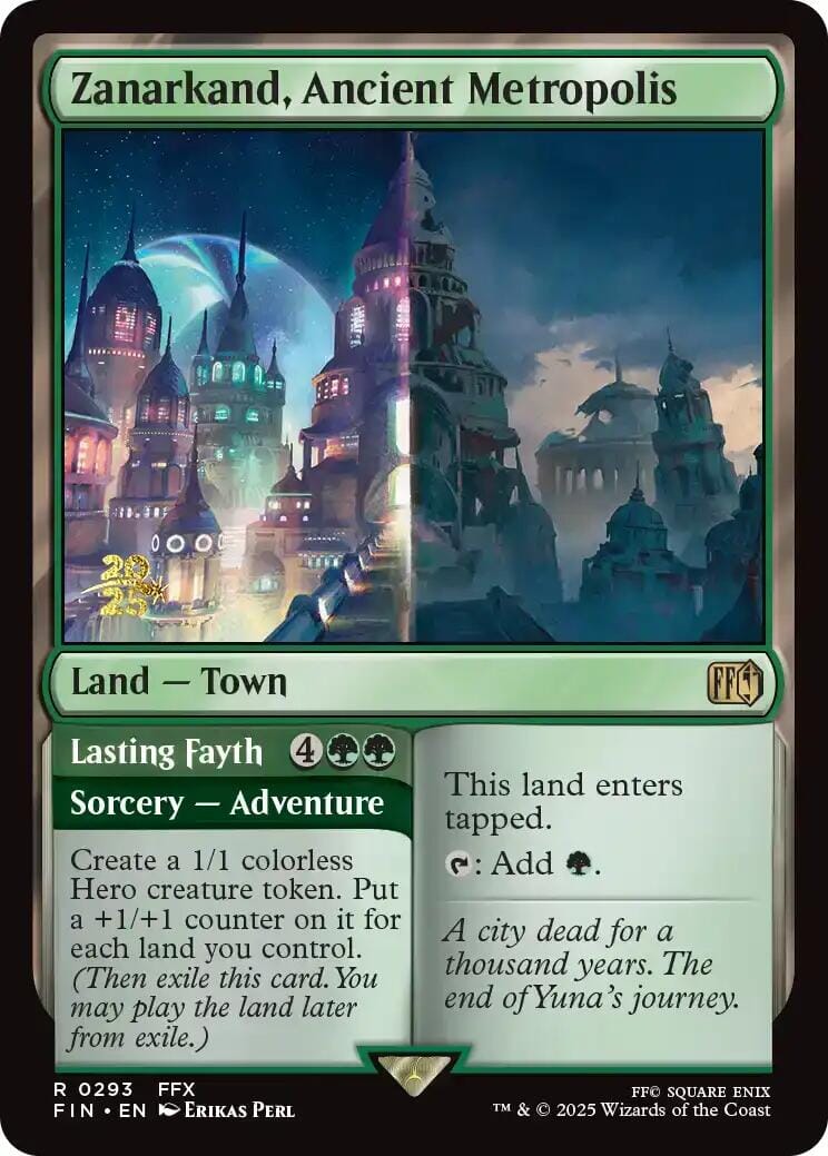 Zanarkand, Ancient Metropolis [FINAL FANTASY Prerelease Promo] MTG Single Magic: The Gathering  | Multizone: Comics And Games