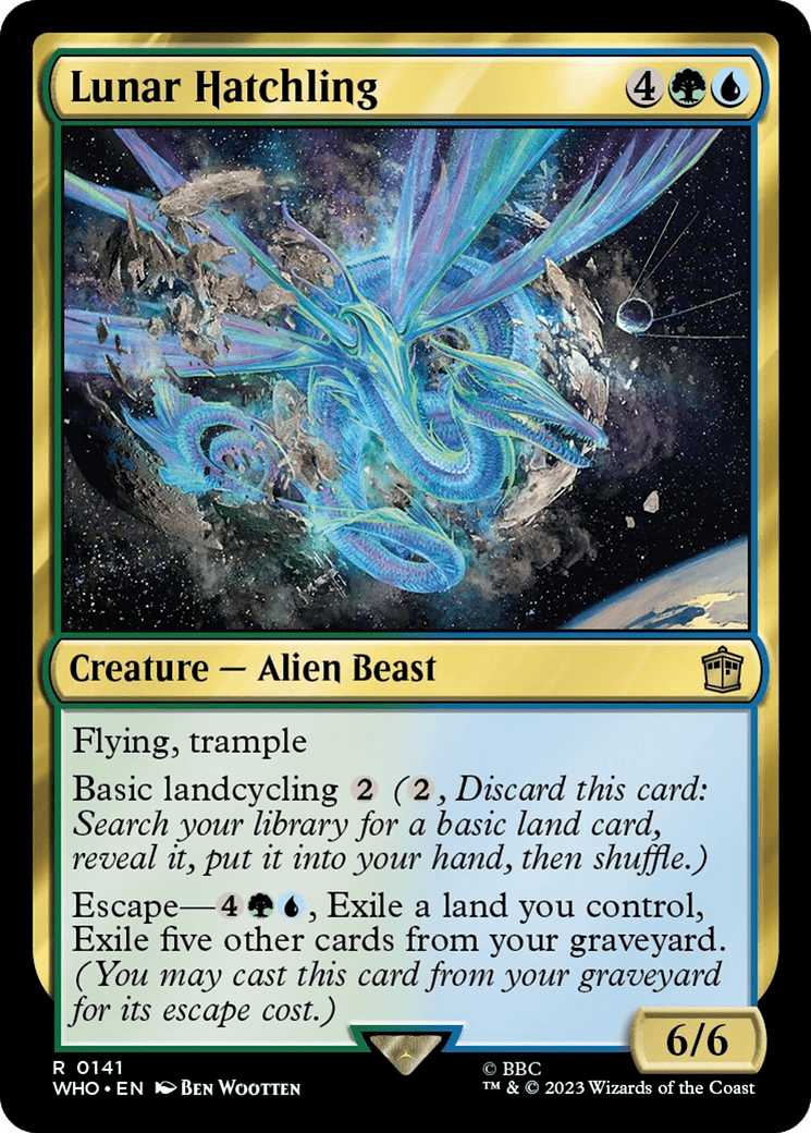 Lunar Hatchling [Doctor Who] MTG Single Magic: The Gathering  | Multizone: Comics And Games