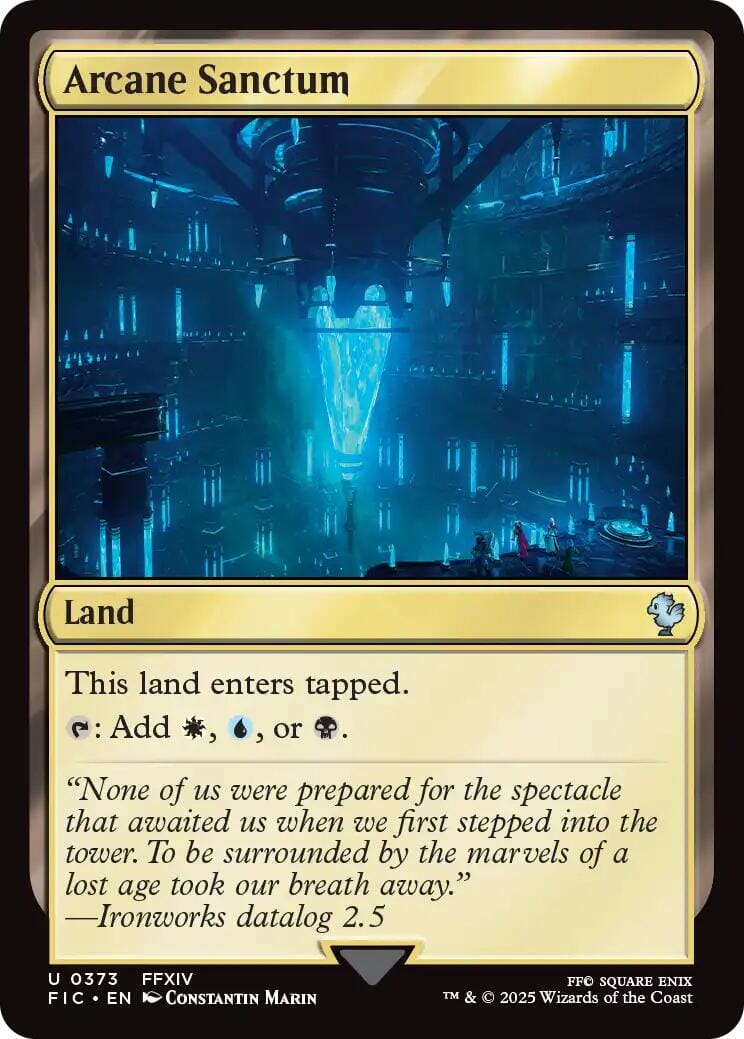 Arcane Sanctum (Surge Foil) [FINAL FANTASY Commander] MTG Single Magic: The Gathering  | Multizone: Comics And Games