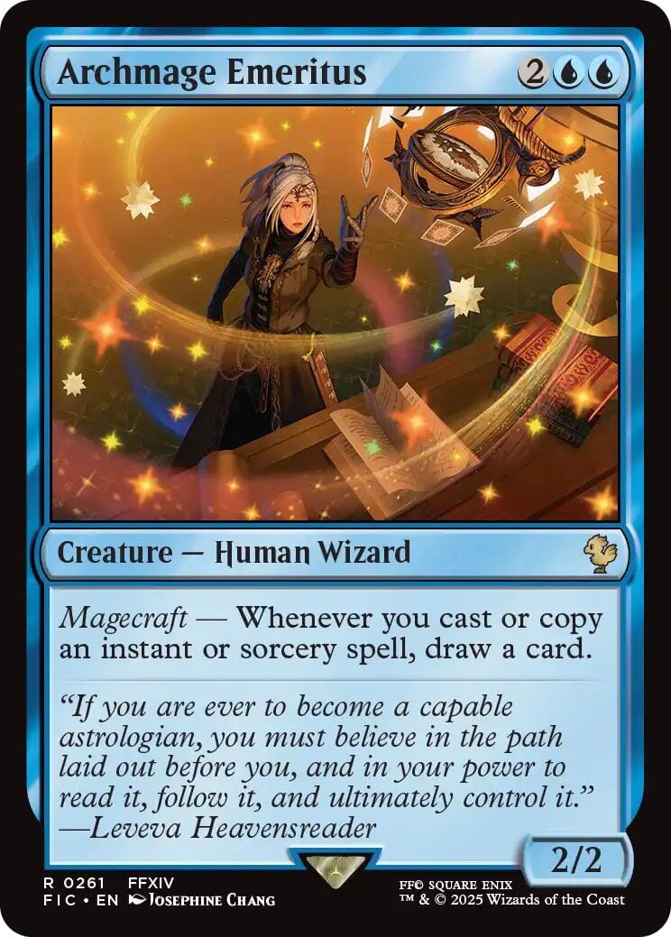 Archmage Emeritus (Surge Foil) [FINAL FANTASY Commander] MTG Single Magic: The Gathering  | Multizone: Comics And Games