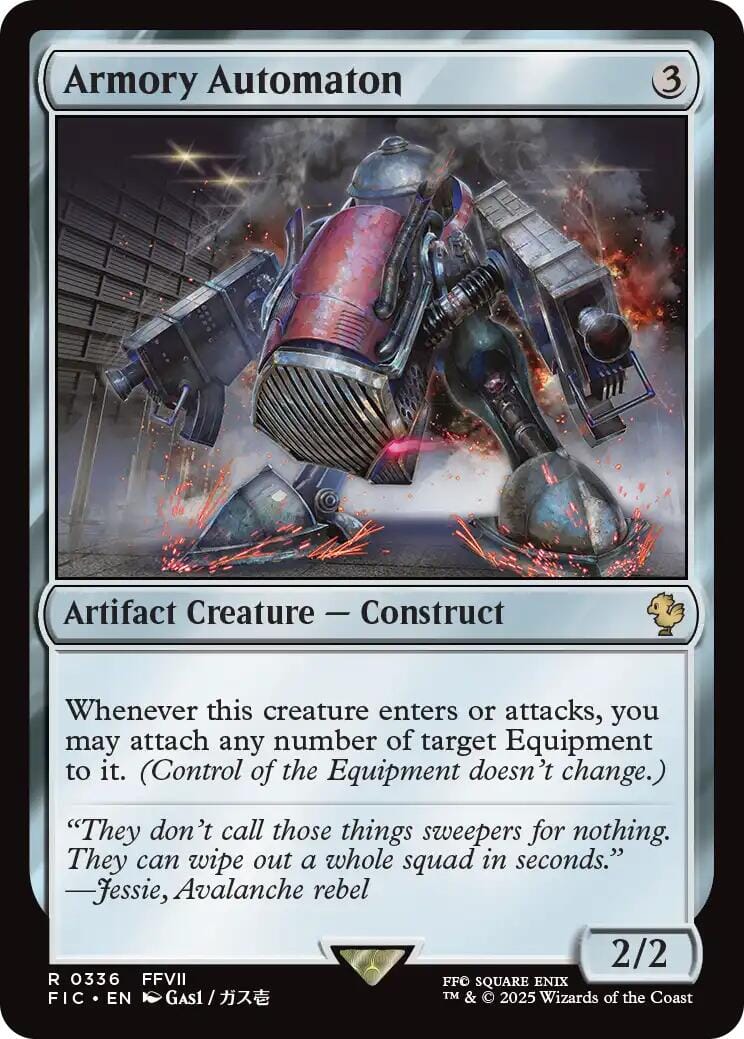 Armory Automaton (Surge Foil) [FINAL FANTASY Commander] MTG Single Magic: The Gathering  | Multizone: Comics And Games