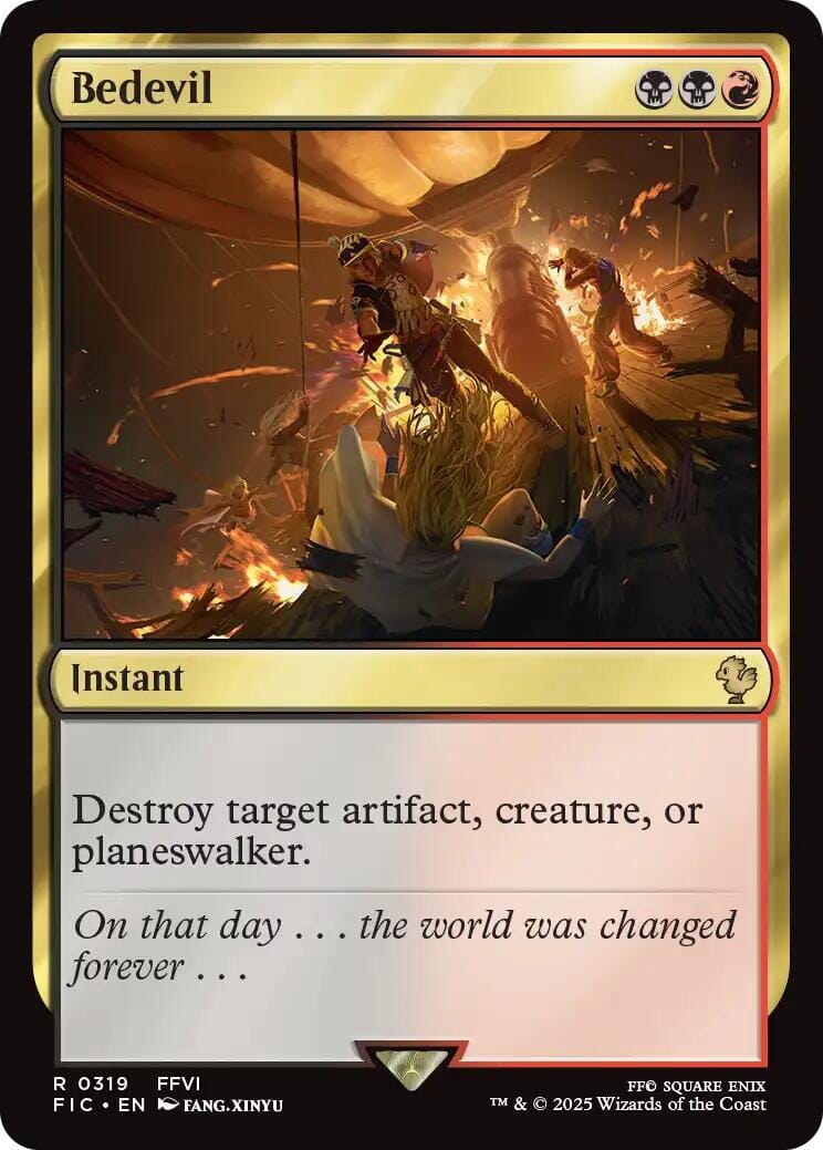 Bedevil (Surge Foil) [FINAL FANTASY Commander] MTG Single Magic: The Gathering  | Multizone: Comics And Games