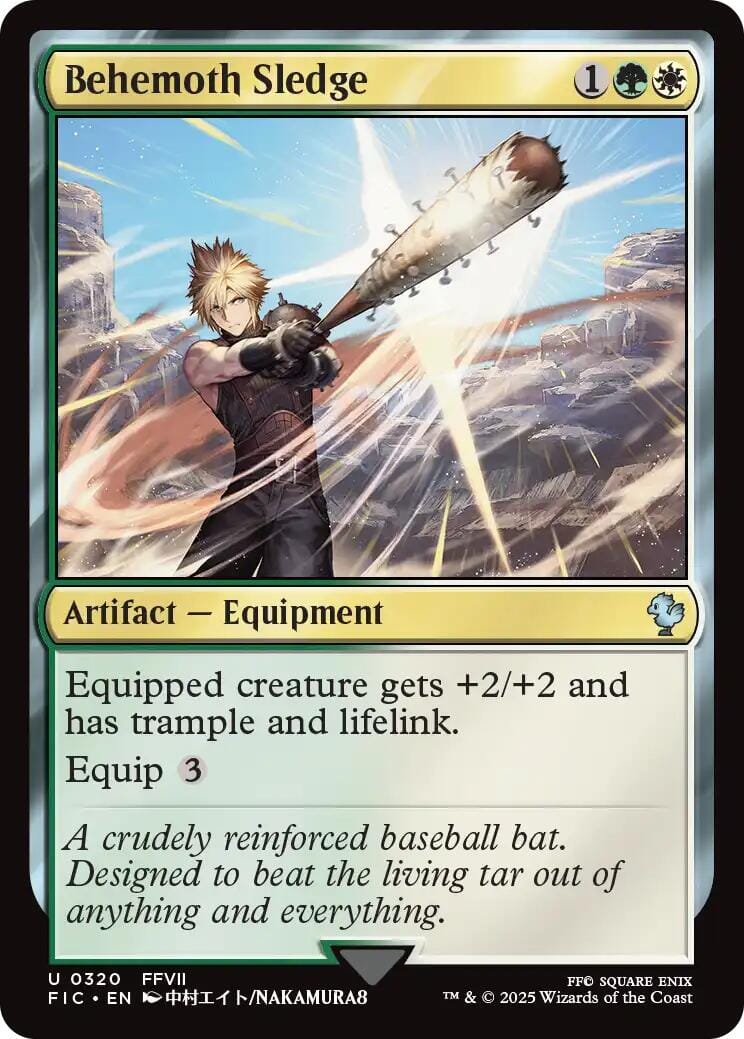 Behemoth Sledge (Surge Foil) [FINAL FANTASY Commander] MTG Single Magic: The Gathering  | Multizone: Comics And Games