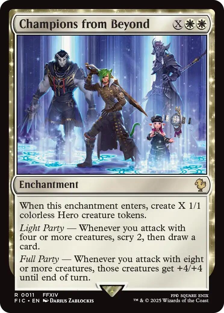 Champions from Beyond (Surge Foil) [FINAL FANTASY Commander] MTG Single Magic: The Gathering  | Multizone: Comics And Games
