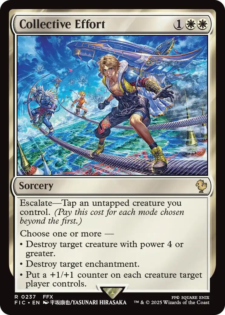 Collective Effort (Surge Foil) [FINAL FANTASY Commander] MTG Single Magic: The Gathering  | Multizone: Comics And Games