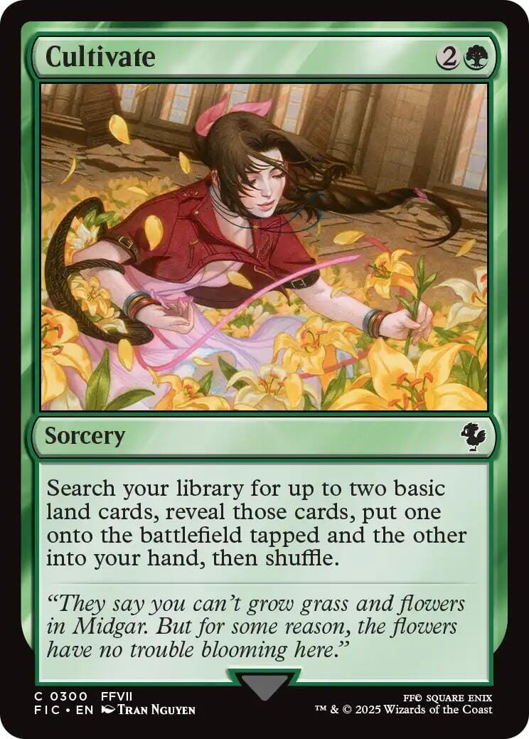 Cultivate (Surge Foil) [FINAL FANTASY Commander] MTG Single Magic: The Gathering  | Multizone: Comics And Games