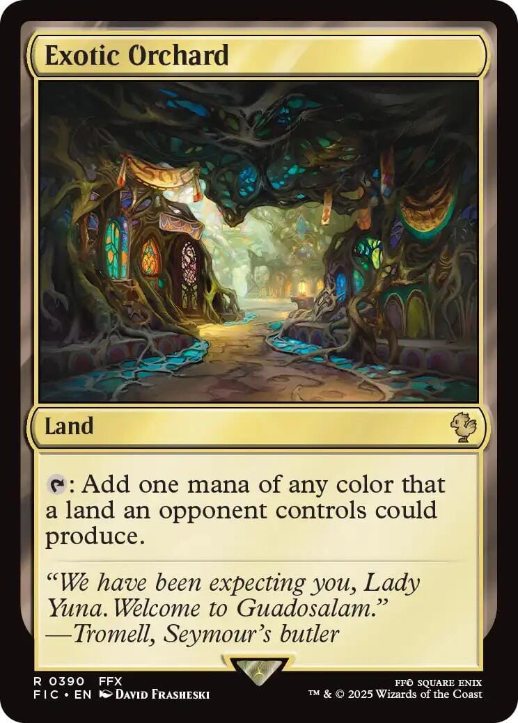 Exotic Orchard (Surge Foil) [FINAL FANTASY Commander] MTG Single Magic: The Gathering  | Multizone: Comics And Games