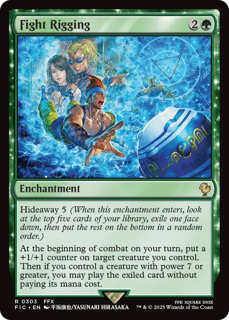 Fight Rigging (Surge Foil) [FINAL FANTASY Commander] MTG Single Magic: The Gathering  | Multizone: Comics And Games