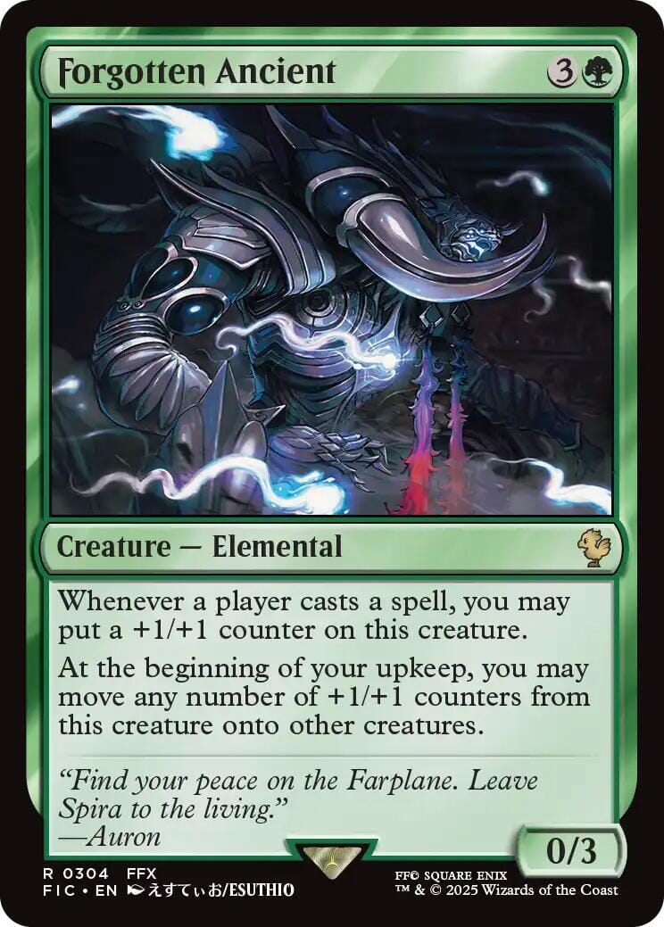 Forgotten Ancient (Surge Foil) [FINAL FANTASY Commander] MTG Single Magic: The Gathering  | Multizone: Comics And Games