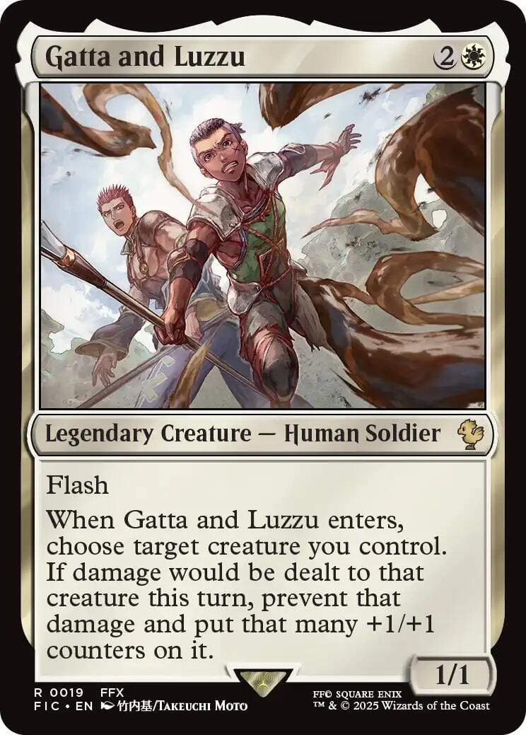 Gatta and Luzzu (Surge Foil) [FINAL FANTASY Commander] MTG Single Magic: The Gathering  | Multizone: Comics And Games