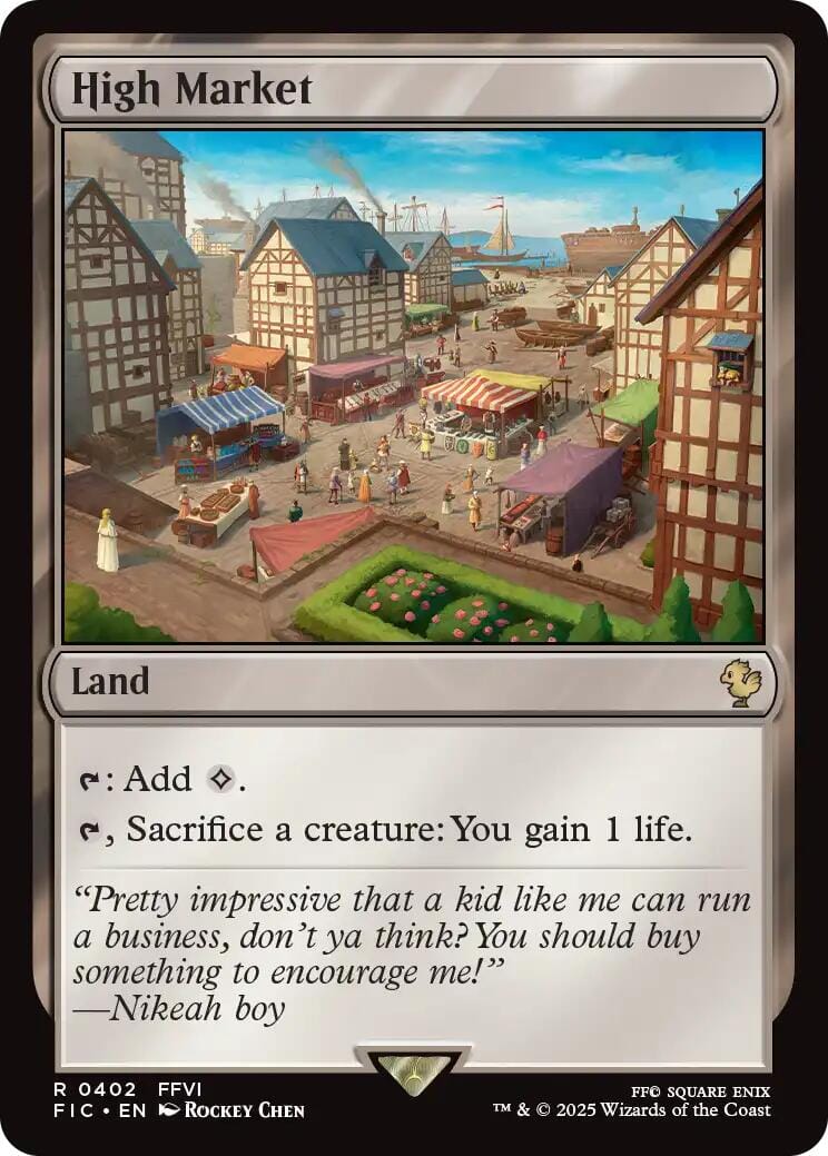 High Market (Surge Foil) [FINAL FANTASY Commander] MTG Single Magic: The Gathering  | Multizone: Comics And Games