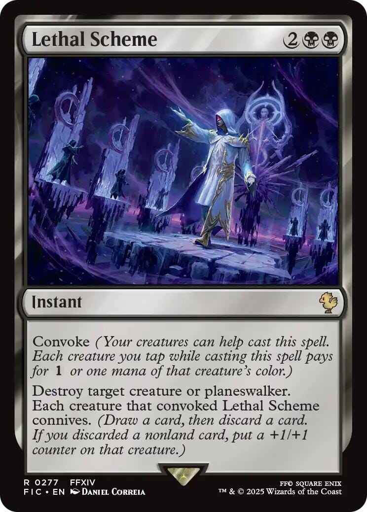 Lethal Scheme (Surge Foil) [FINAL FANTASY Commander] MTG Single Magic: The Gathering  | Multizone: Comics And Games
