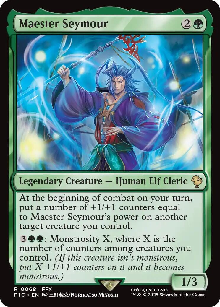 Maester Seymour (Surge Foil) [FINAL FANTASY Commander] MTG Single Magic: The Gathering  | Multizone: Comics And Games