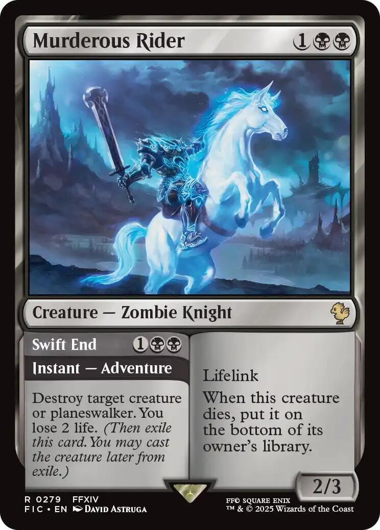 Murderous Rider (Surge Foil) [FINAL FANTASY Commander] MTG Single Magic: The Gathering  | Multizone: Comics And Games