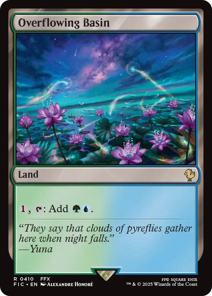 Overflowing Basin (Surge Foil) [FINAL FANTASY Commander] MTG Single Magic: The Gathering  | Multizone: Comics And Games