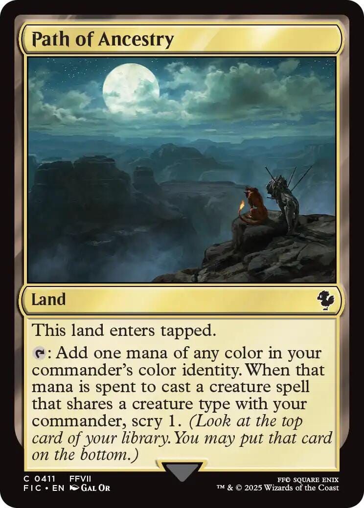 Path of Ancestry (Surge Foil) [FINAL FANTASY Commander] MTG Single Magic: The Gathering  | Multizone: Comics And Games