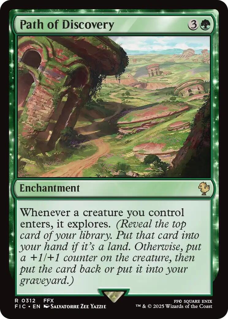 Path of Discovery (Surge Foil) [FINAL FANTASY Commander] MTG Single Magic: The Gathering  | Multizone: Comics And Games