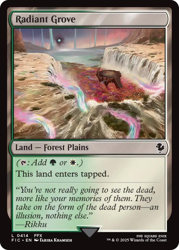 Radiant Grove (Surge Foil) [FINAL FANTASY Commander] MTG Single Magic: The Gathering  | Multizone: Comics And Games