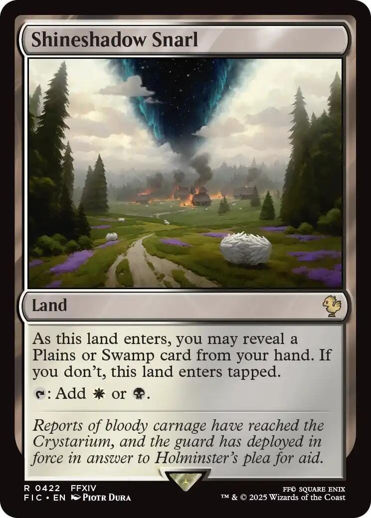 Shineshadow Snarl (Surge Foil) [FINAL FANTASY Commander] MTG Single Magic: The Gathering  | Multizone: Comics And Games