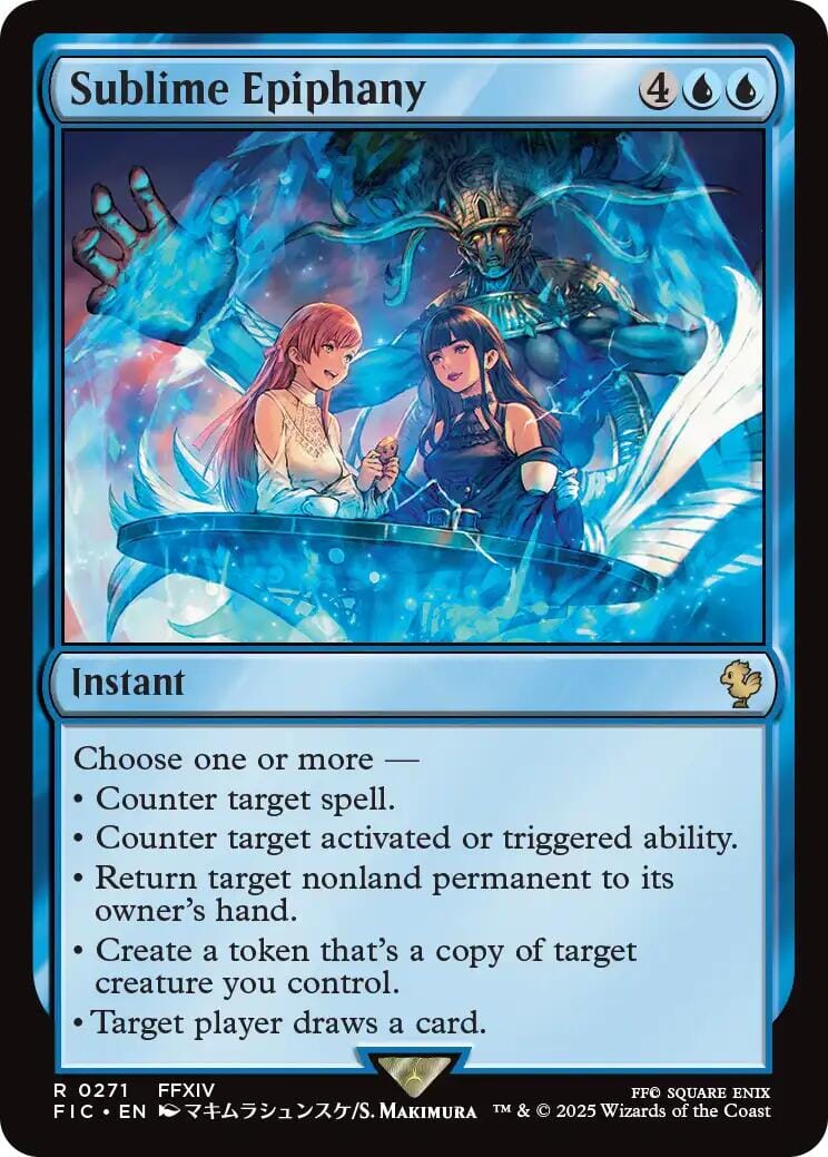 Sublime Epiphany (Surge Foil) [FINAL FANTASY Commander] MTG Single Magic: The Gathering  | Multizone: Comics And Games