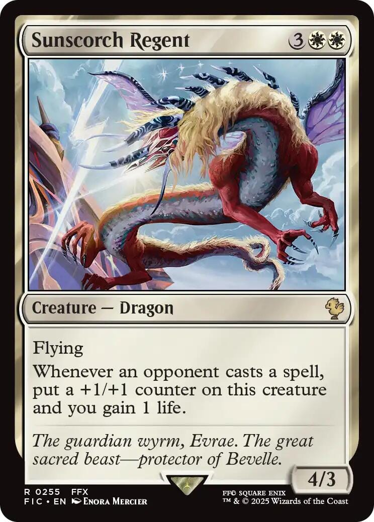 Sunscorch Regent (Surge Foil) [FINAL FANTASY Commander] MTG Single Magic: The Gathering  | Multizone: Comics And Games