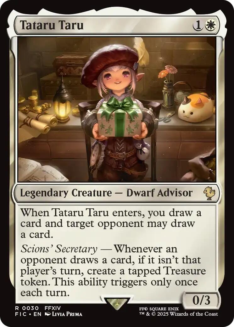 Tataru Taru (Surge Foil) [FINAL FANTASY Commander] MTG Single Magic: The Gathering  | Multizone: Comics And Games