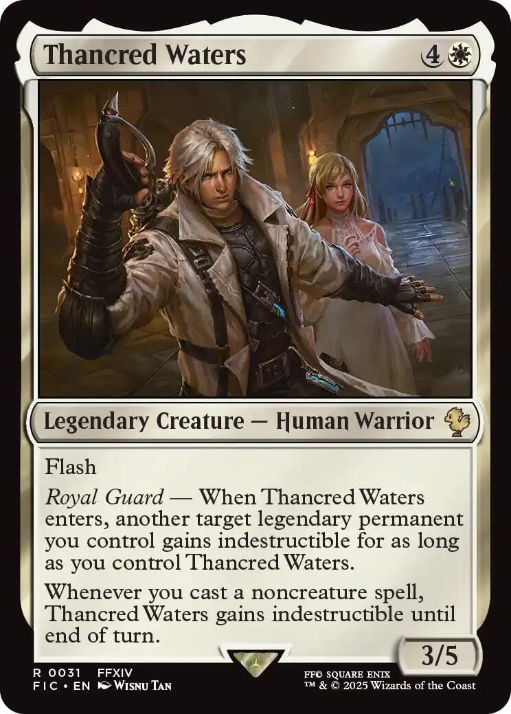 Thancred Waters (Surge Foil) [FINAL FANTASY Commander] MTG Single Magic: The Gathering  | Multizone: Comics And Games