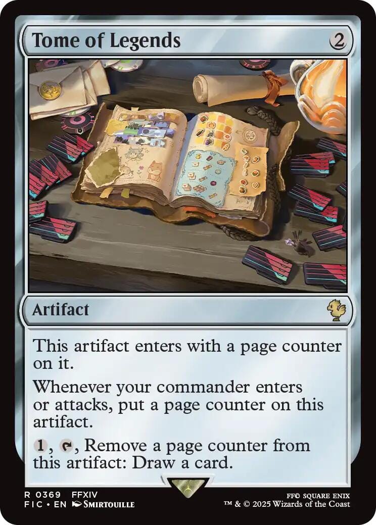 Tome of Legends (Surge Foil) [FINAL FANTASY Commander] MTG Single Magic: The Gathering  | Multizone: Comics And Games