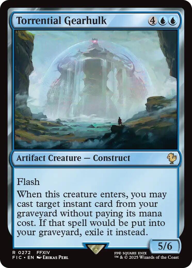 Torrential Gearhulk (Surge Foil) [FINAL FANTASY Commander] MTG Single Magic: The Gathering  | Multizone: Comics And Games