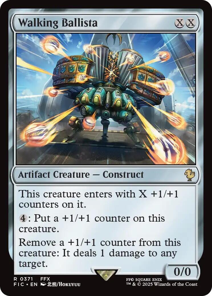 Walking Ballista (Surge Foil) [FINAL FANTASY Commander] MTG Single Magic: The Gathering  | Multizone: Comics And Games
