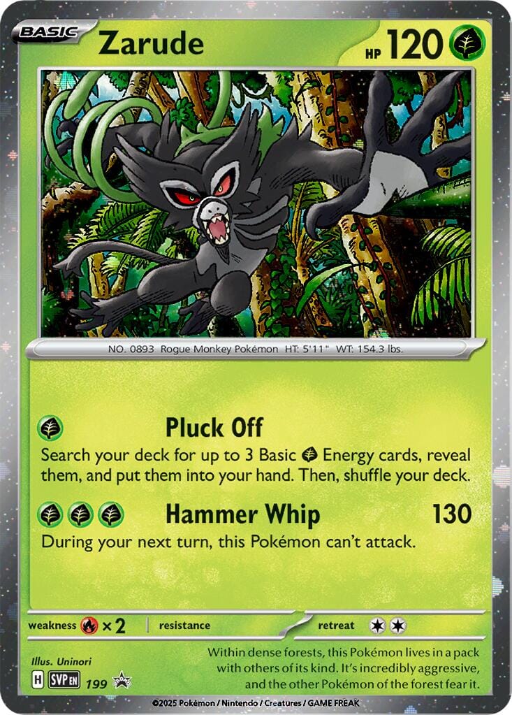 Zarude (199) (Cosmos Holo) [Scarlet & Violet: Black Star Promos] Pokemon Single Pokémon  | Multizone: Comics And Games