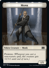 Spider // Monk Double-Sided Token [Double Masters 2022 Tokens] MTG Single Magic: The Gathering  | Multizone: Comics And Games