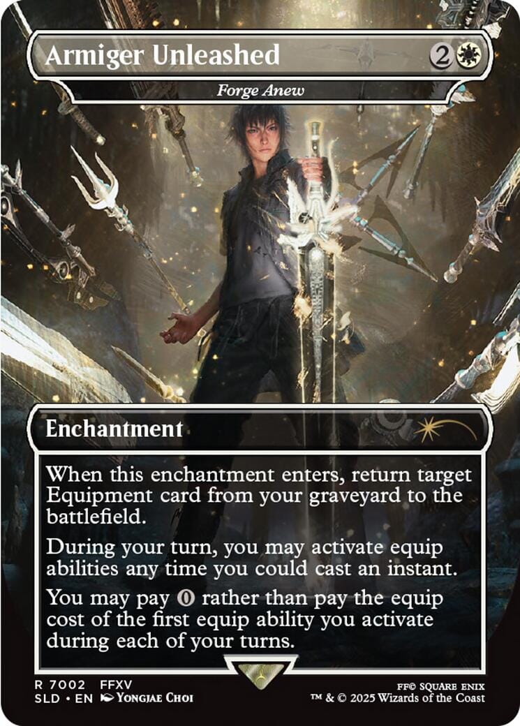 Armiger Unleashed - Forge Anew [Secret Lair Drop Series] MTG Single Magic: The Gathering  | Multizone: Comics And Games
