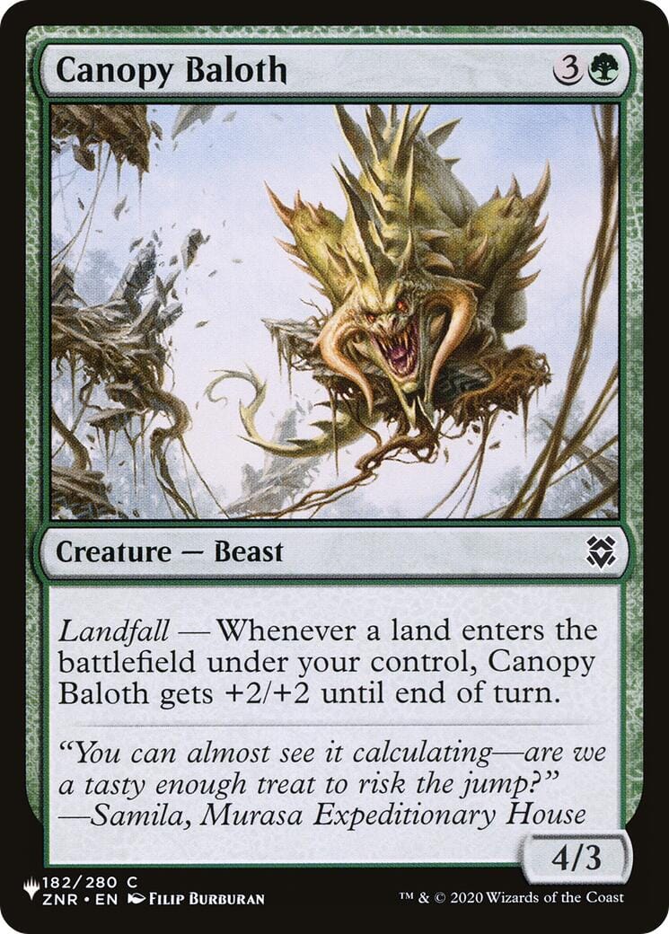 Canopy Baloth [The List] MTG Single Magic: The Gathering  | Multizone: Comics And Games