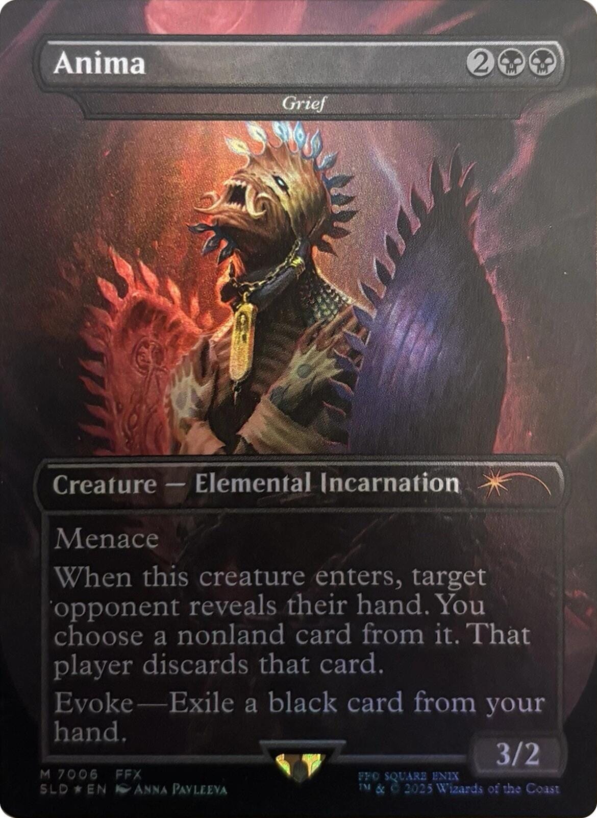 Anima - Grief (Rainbow Foil) [Secret Lair Drop Series] MTG Single Magic: The Gathering  | Multizone: Comics And Games