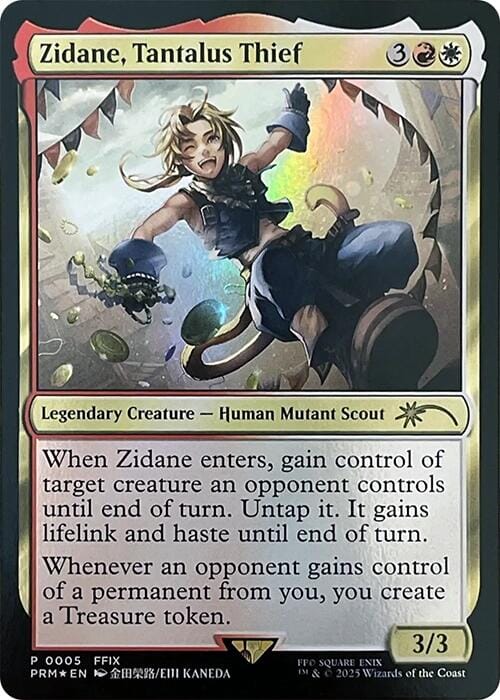 Zidane, Tantalus Thief [Wizards Play Network 2025] MTG Single Magic: The Gathering  | Multizone: Comics And Games