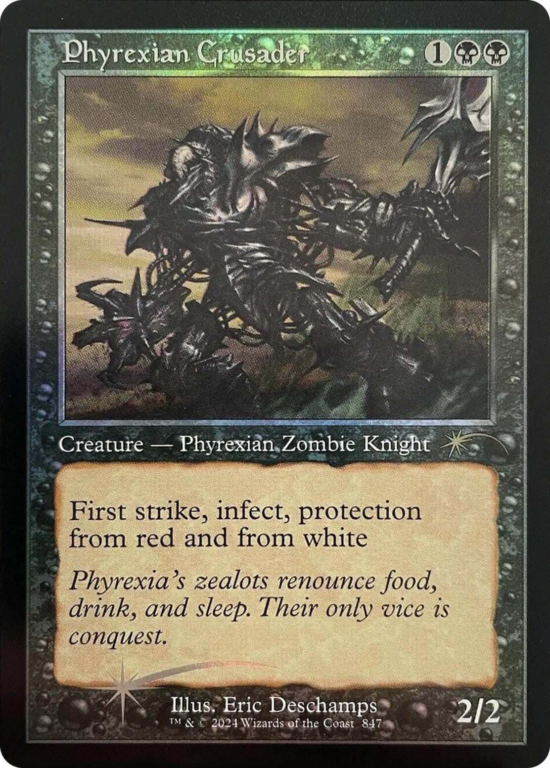 Phyrexian Crusader (Retro Frame) [Secret Lair Drop Series] MTG Single Magic: The Gathering  | Multizone: Comics And Games