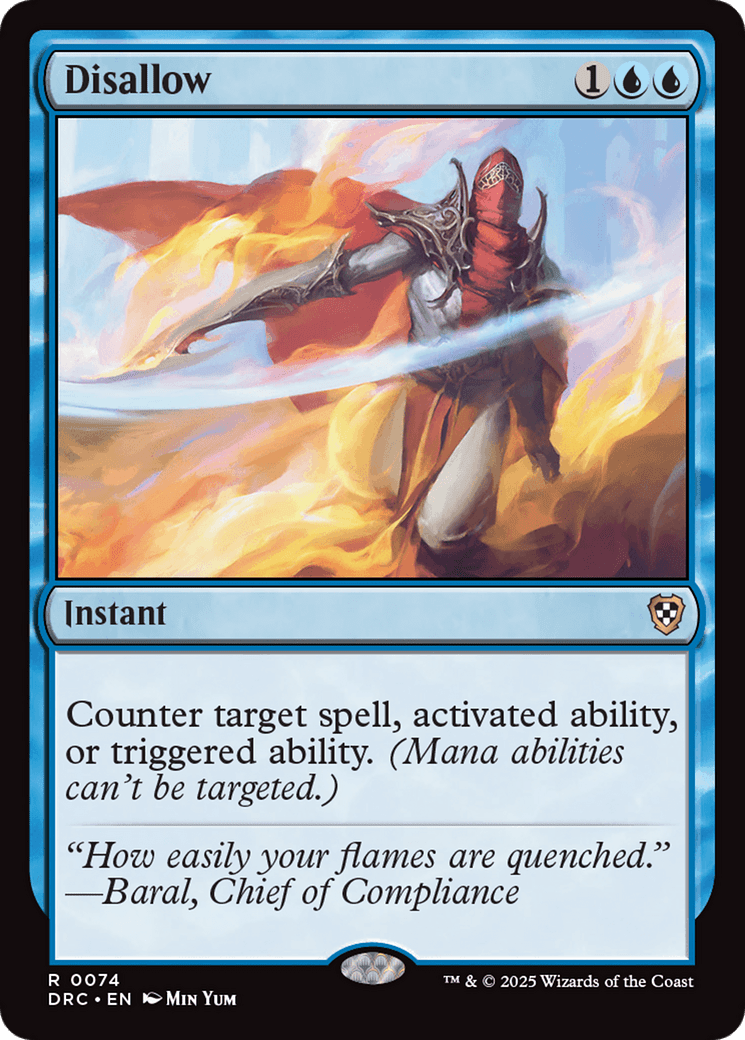 Disallow [Aetherdrift Commander] MTG Single Magic: The Gathering  | Multizone: Comics And Games