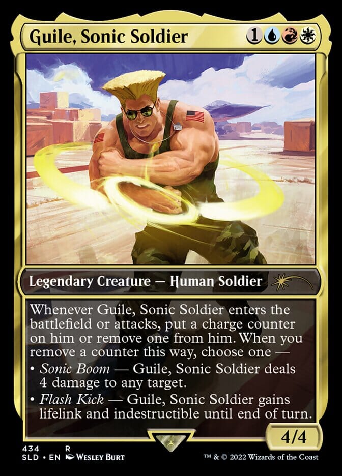 Guile, Sonic Soldier [Secret Lair Drop Series] MTG Single Magic: The Gathering  | Multizone: Comics And Games