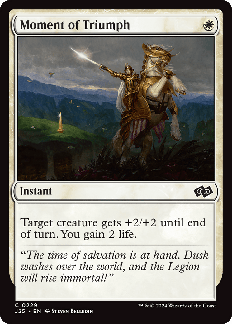 Moment of Triumph [Foundations Jumpstart] MTG Single Magic: The Gathering  | Multizone: Comics And Games