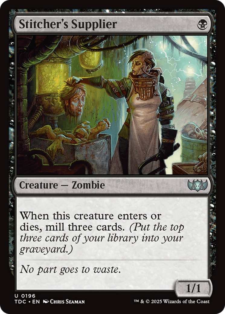 Stitcher's Supplier [Tarkir: Dragonstorm Commander] MTG Single Magic: The Gathering  | Multizone: Comics And Games