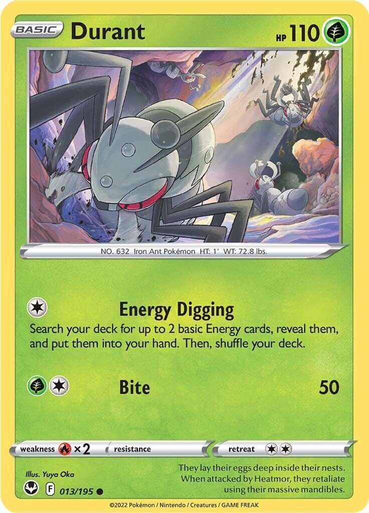 Durant (013/195) [Sword & Shield: Silver Tempest] Pokemon Single Pokémon  | Multizone: Comics And Games