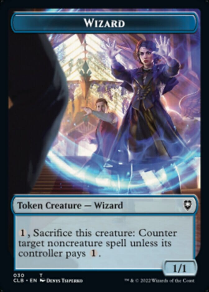 Kor Warrior // Wizard Double-Sided Token [Commander Legends: Battle for Baldur's Gate Tokens] MTG Single Magic: The Gathering  | Multizone: Comics And Games