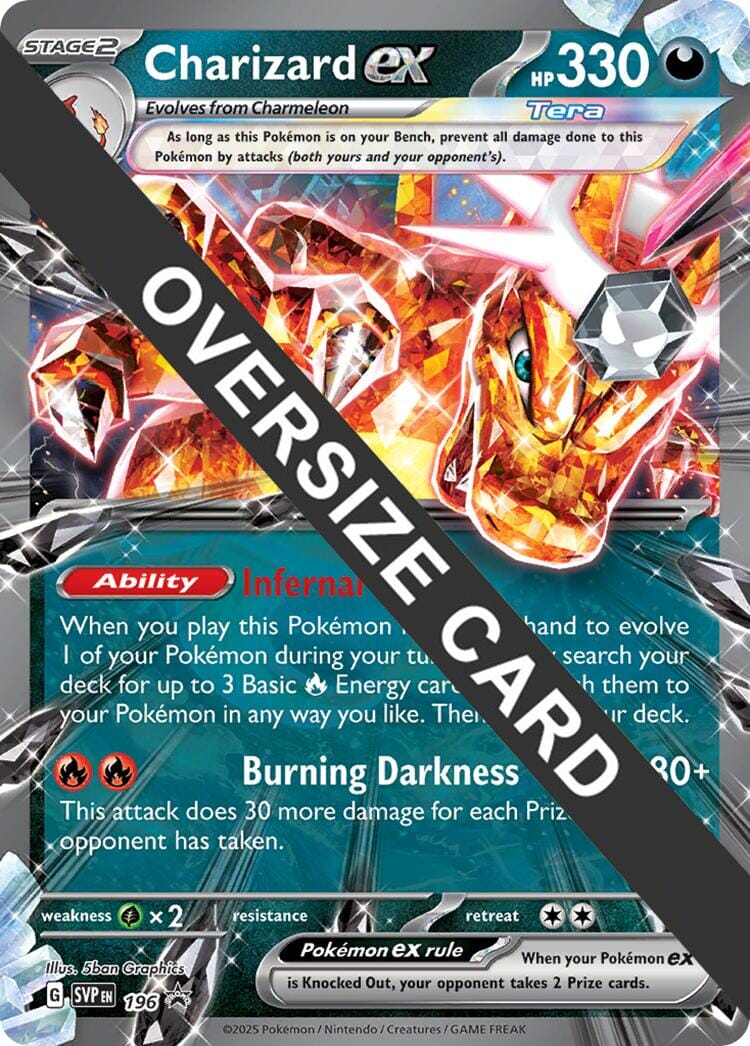 Charizard EX (196) (Jumbo Card) [Scarlet & Violet: Black Star Promos] Pokemon Single Pokémon  | Multizone: Comics And Games